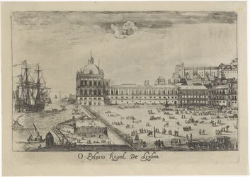 View of the Royal Palace in Lisbon (series title: Views of Lisbon)