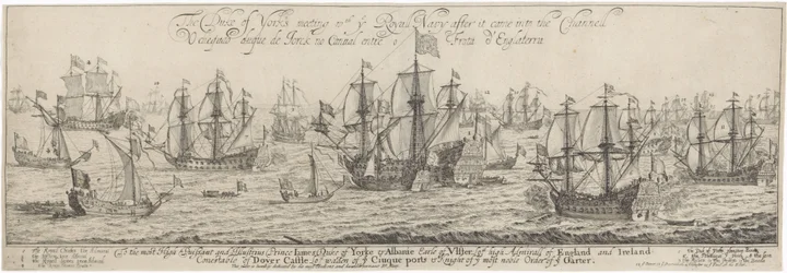 Duke of York Greeting the Royal Navy in the Channel