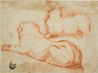Sketch of Horse and Dog