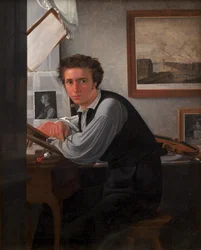 Portrait of the Copperplate Engraver C. E. Sonne