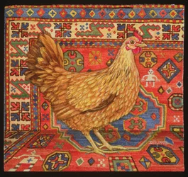Brown Carpet Chicken