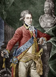 Alexander Dmitrievich Lanskoy, russian military, lover of Catherine II of Russia