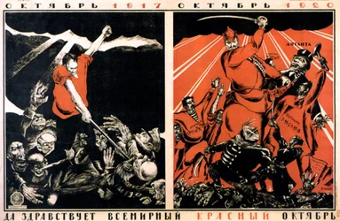October 1917 - October 1920. Long Live the Worldwide Red October!