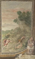 Apollo Killing the Cyclops Fresco from Villa Aldobrandini