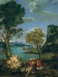 Landscape with Moses and the Burning Bush