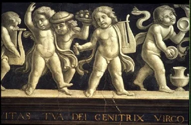 Frieze of Cherubs, from the Birth of the Virgin (detail)