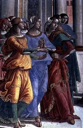 Onlookers, from the Virgin Mary in the Temple (detail)