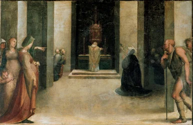 Altarpiece of the Stigmas of St. Catherine (Detail)