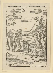 The Metals Shall Be Forged. Hephaestus (Vulcan) Leads the Metals to the Anvil. From the Series 