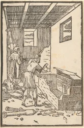 After the Failure, the Destroyed Furnace is Demolished, Plate 6 from the Series 