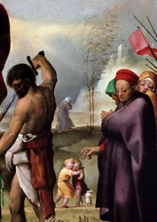Saint Paul on Throne (detail)