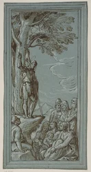 John the Baptist Preaching in the Desert