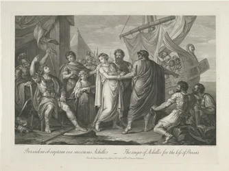 Achilles Angry Over the Loss of Briseis