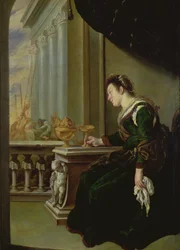 Artemisia grieving over Mausolus