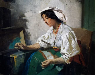Sewing Girl