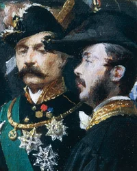 The Laying of the Cornerstone of the Galleria Vittorio Emanuele in Milan (detail)