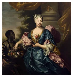 Portrait of Lady with Servant