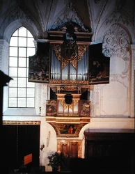 View of the Renaissance organ