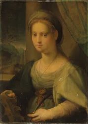 Portrait of a lady as Saint Catherine of Alexandria