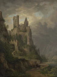 The Vautsburg on the Middle Rhine