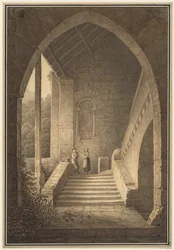 Outer Staircase of a Gothic Ruin