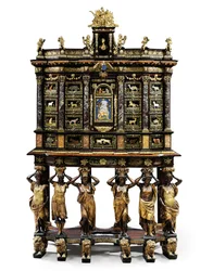 Louis XIV cabinet-on-stand