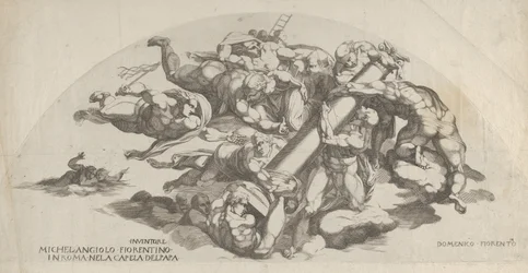 Group from the Last Judgment, Angels Carrying the Column of the Flagellation