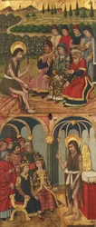 Panel of Saint John the Baptist with Scenes from His Life, 1464-1507
