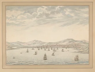 View of Smyrna with Shipping