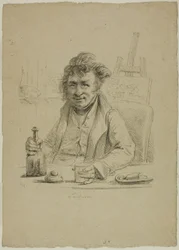 Portrait of Lantara in the Role of Joly, from Le Peintre au Cabaret