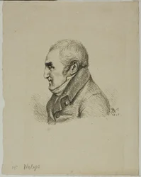 Portrait of Monsieur Nelys in Profile