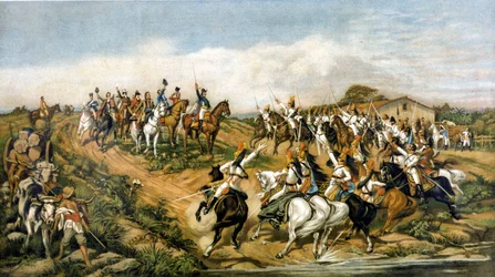 Independence or death! Allegoric representation on the Independence of Brazil on 7/09/1822