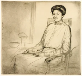 Drypoint Number Three: Portrait