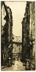 Ruelle des Halles, Vannes, Brittany