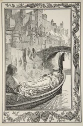 The Barge Floated Down the River, illustration from 