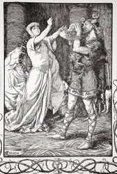 The Queen Cried to Him to Forbear