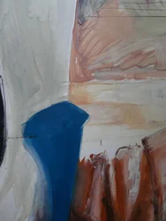Abstract Blue Earth Forms