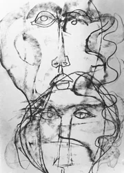Abstract Overlapping Faces