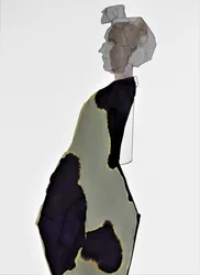 Abstract Woman Profile