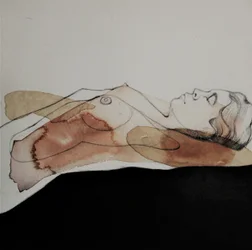 Calm Watercolor Nude