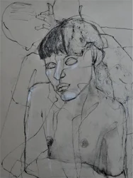 Charcoal Nude Figure