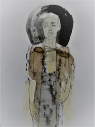 Contemplative Female Figure
