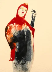 Enigmatic Hooded Figure