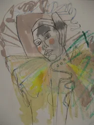 Expressive Woman Portrait