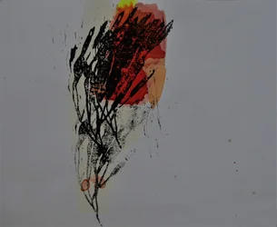 Fiery Abstract Form