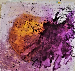 Golden Purple Explosion
