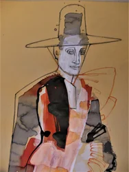 Modern Hat Portrait