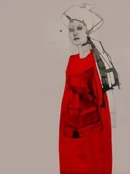 Red Dress Woman