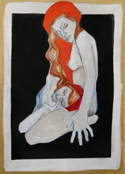 Sorrowful Red Embrace