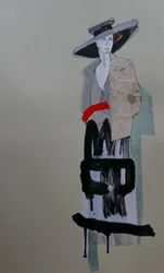Stylish Woman Graffiti